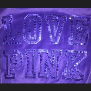 💜Purple VS PINK Velour Zip Up Hoodie💜